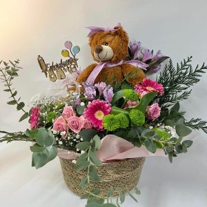 Cesta Rosa Nacimiento